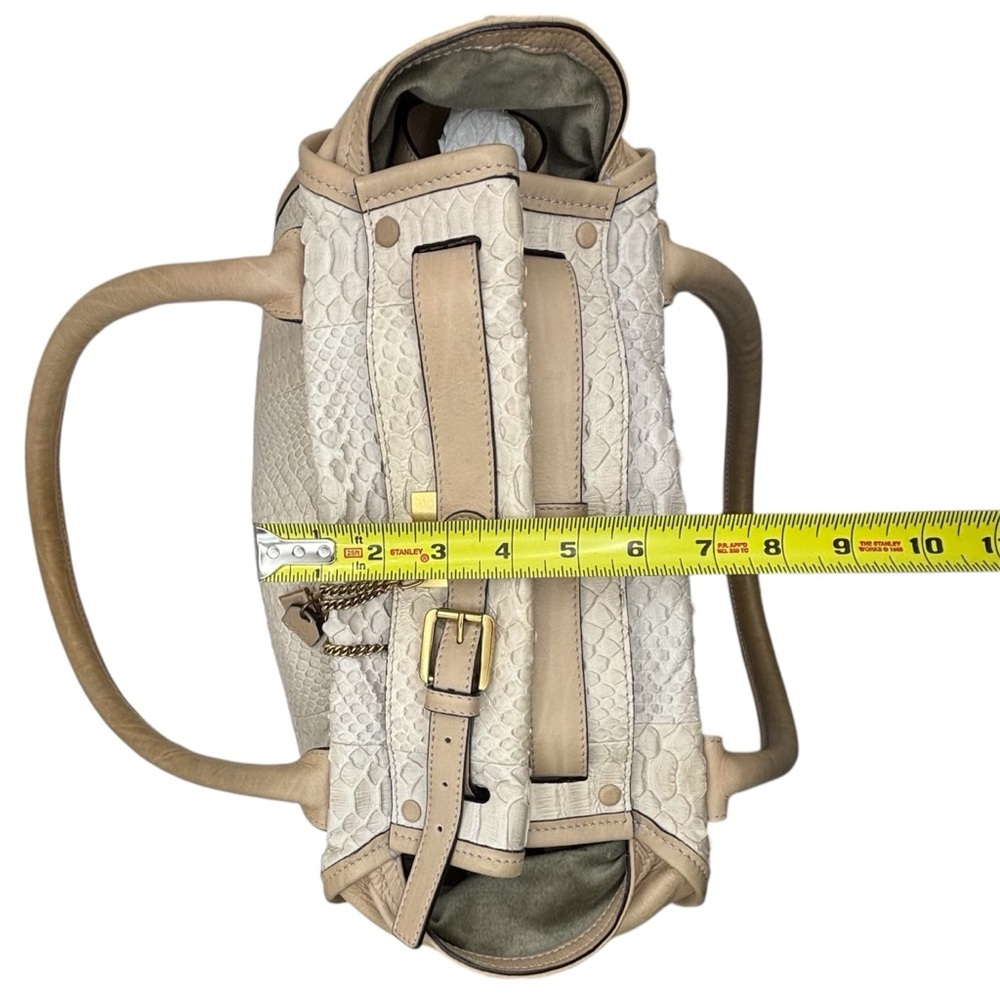 Chloé Python Marlow Leather Bag - image 7